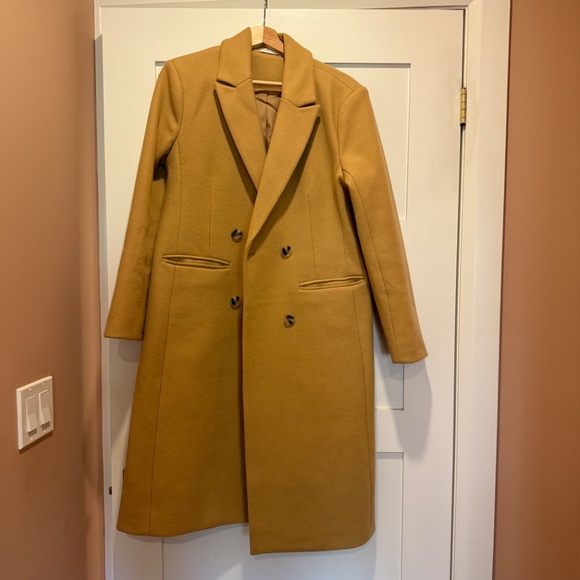 Joe Fresh camel coat winter fall autumn beige - Picture 7 of 9